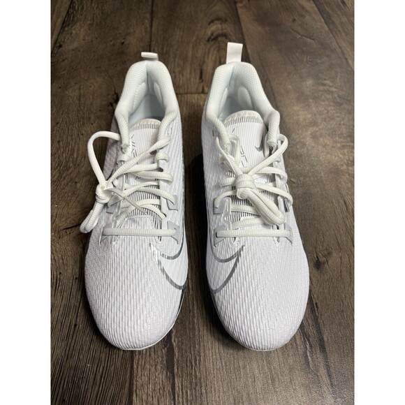 Nike Vapor Edge Speed 360 2 White Football Cleats Men's Size 9 DA5455-102 - Picture 1 of 7